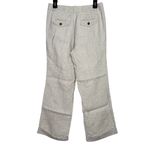 J.Crew  City Fit Linen Mid Rise Waist Straight Leg Pant Pockets Zip 2 Beige Photo 10