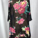River Island Floral Cover Up with Lace Trim Photo 2