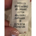 Citizens of Humanity  Shirt Women XS‎ White Iris Ribbed Cutout Neck Top Tee Sexy Photo 10