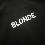 Brunette The Label Blonde Classic Crewneck Black Sweatshirt Size Small Medium Photo 3