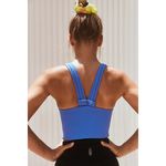 Free People FP Movement On The Radar Longline Bra Electric Cobalt M/L Photo 1