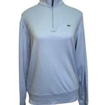 Vineyard Vines Light Blue Quarter Zip Pullover XS 100% Pima Cotton Photo 0