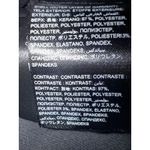 Bebe Black‎ Peplum Top  shirt Gold Zipper Short Sleeve Y2K goth whimsi boho retro Photo 3