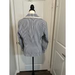 St. John ‎ Blazer Jacket L Seersucker Preppy Coastal Old Money Designer Photo 2