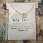 Boutique Butterfly Necklace  Gold Photo 0