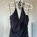 ASTR  the Label Black Dress with Ruffle Detailing - XS Photo 2