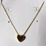 NIP Trades Of Hope Dainty Gold Tone Heart 18" Link Chain Y2K Necklace Photo 0