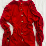 Elegant Red Button Photo 0