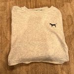 PINK - Victoria's Secret PINK GREY CROPPED SWEATSHIRT Photo 1