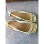 Crocs  Isabella Huarache Jelly Flats Sandals Shoes Cream Translucent Women Size 8 Photo 2