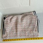 Anthropologie  Maeve PETITE Tweed Skirt Pink Blue Sporty Tux Y2K Stripe Size 10 Photo 5