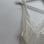 JCPenney Vintage Fantasia Ivory Lace Tank Top USA Size 34 Lace White Photo 10