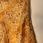 Billabong Gold Snake Print Mini Skirt | 28 Photo 4