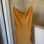 ASTR  Golden V-Neck Dress Photo 0
