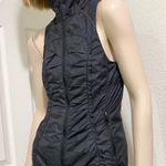 Lululemon Black Lightweight Pleated Reflective Vest Size 4 Photo 1