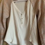 We The Free  Free People Top Women Long Sleeve Shirt Size Small Multi Colored Photo 1