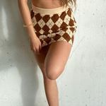 Argyle Skirt Set Brown Size XS Photo 0