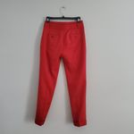Claudie Pierlot Wool Cuffed Ankle Red Trousers 8 Photo 1