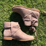 Bernardo Suede Tan Booties Fleece Lined Photo 1