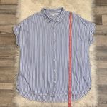Beach Lunch Lounge ‘Spencer’ striped short sleeve camp shirt M Photo 7