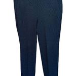 Lila Rose black with white polka dots stretchy side zip slacks size 8 Black Photo 0