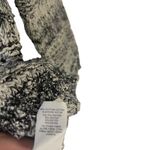 Lucky Brand Women's Size Small Black White Crochet Knit Sweater Photo 4