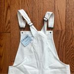 frame denim Frame Le Garcon Romper Overalls White Denim Shorts Women’s Size M $295 NWT Photo 7