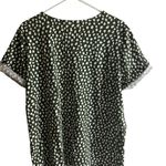 Blair Green and White Polka Dotted Splash Knit Top Size 2XL Photo 3