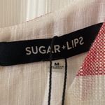 Sugar Lips SUGAR + LIPS WOMENS JAMPER SIZE M BRAND NEW LINEN ZIPPER BACK BIST 34” waist 29” Photo 3