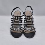 Adrianna Papell Emanuelle Caged Dress Sandals Shoes Women's Size 8M Black Heels Photo 4