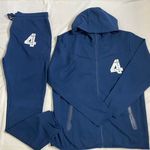 True Hustler 4 Lyfe Ocean Blue #4 2 Piece Tech Jogging Suit 3XL Photo 2