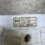 Free People  Womens White Ripped Distressed High Rise Skinny‎ Jeans Size 25 NWT Photo 2