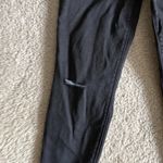 Spanx distressed black jean-ish shapewear raw hem Black Jeggings Jeans Large Photo 3