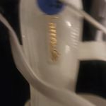 Larroude White Made In Brazil Bee Heeled Platform Slingback Sandals Size 6.5 Photo 5