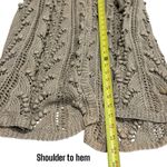 Unbranded Tan Knot Silk Blend Crochet Knit Coastal Cardigan Beach Coverup Size M Size M Photo 8