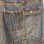 Boom Boom Jeans Women’s Blue Denim Overalls size large Photo 3