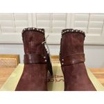 A.S. 98 Spencer Boots Sequoia Leather 7.5/8 US 38 EU NWOB Harness Studded Detail Red Photo 5