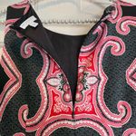 New York & Co. Dress - size Medium - sheath - black red pink white. Classy. Gently pre-loved. No flaws. Excellent condition. Smoke free home. See pics for measurements. Photo 7