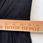 J.Crew SHORT DRESS SILK CHIFFON FORMAL 4 KYLIE ONE SHOULDER Black #41825 Photo 9