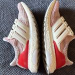 Adidas Ultraboost W Running Shoes Women’s 7.5 Cream Red Knit No Laces DB3209 Photo 8