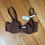 Aerie  Smoothez unlined mesh  brown bra Photo 1