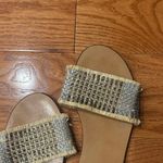 J.Crew  Women's Sandals in Silver and Tan Photo 1