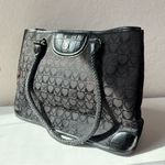 Brighton  Black Canvas with Leather Detail Purse Photo 1