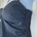 Spanx Love Your Assets  Black Front Twist Tankini Top Swimsuit Large EUC #0450-LA Photo 3