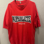 Alphalete  Red T-shirt Photo 0