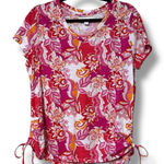 Juniper & Lime women’s size petite large side tie short sleeve t Photo 0