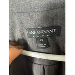 Lane Bryant Perfect Drape One-Button Blazer Grey Size 22 Photo 4