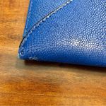 Stella & Dot Blue and Black Crackled Clutch Wristlet Purse Photo 9