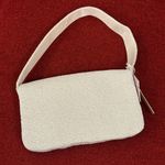 NWT Viral Travel Passport Cities Beaded Bag Made in India Handcrafted Handmade White Photo 2