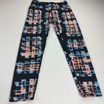 Oiselle  Spandos Tagless 3/4 Athletic Legging Tights Rear Window Print Size M Photo 7